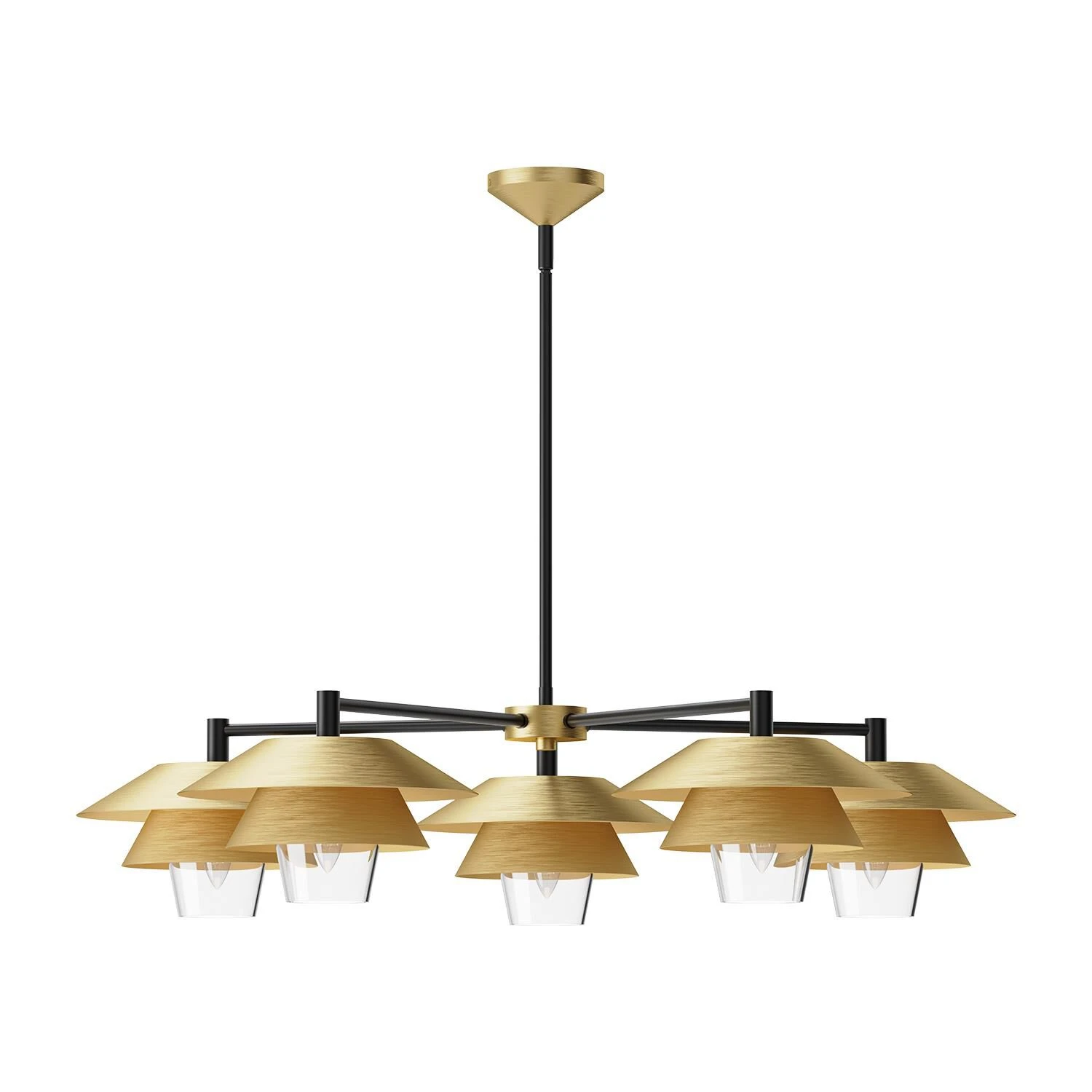 Tetsu 38 Inch 5 Light Chandelier By Alora Mood 4 Tetsu 38 Inch 5 Light Chandelier By Alora Mood - Image 2