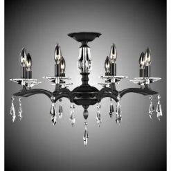 Kaya 8 Light Flush Mount By American Brass And Crystal