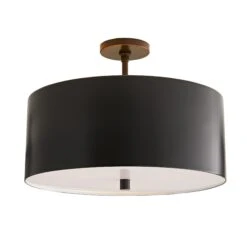 Tarbell 19 Inch 3 Light Semi Flush Mount By Arteriors Home -Light Bulbs Sales Store Arteriors Home 49267.d1