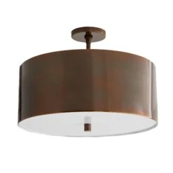 Tarbell 19 Inch 3 Light Semi Flush Mount By Arteriors Home -Light Bulbs Sales Store Arteriors Home 49268