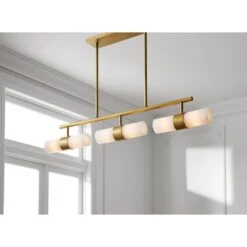 Tipton 46 Inch 6 Light Linear Suspension Light By Arteriors Home -Light Bulbs Sales Store Arteriors Home 89069 FW2021 DET2 V2