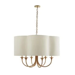 Laconia 36 Inch 6 Light Chandelier By Arteriors Home