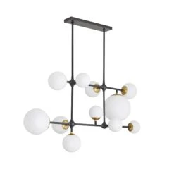Hilliard 48 Inch 11 Light Linear Suspension Light By Arteriors Home -Light Bulbs Sales Store Arteriors Home 89473.d2