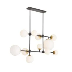 Hilliard 48 Inch 11 Light Linear Suspension Light By Arteriors Home -Light Bulbs Sales Store Arteriors Home 89473.d3