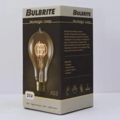 25 Watt 2700K A23 Vintage Light Bulb By Bulbrite 14 25 Watt 2700K A23 Vintage Light Bulb By Bulbrite -Light Bulbs Sales Store Bulbrite 132540 5
