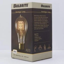 40 Watt 2700K A23 Vintage Light Bulb By Bulbrite -Light Bulbs Sales Store Bulbrite 134040 5