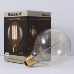 40 Watt 2000K G30 Vintage Light Bulb By Bulbrite -Light Bulbs Sales Store Bulbrite 342040 6
