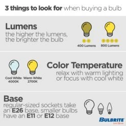 3000K G16 LED Light Bulb By Bulbrite