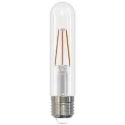 5 Watt LED T9 2700K Filament E26 Fully Compatible Dimming Light Bulb By Bulbrite