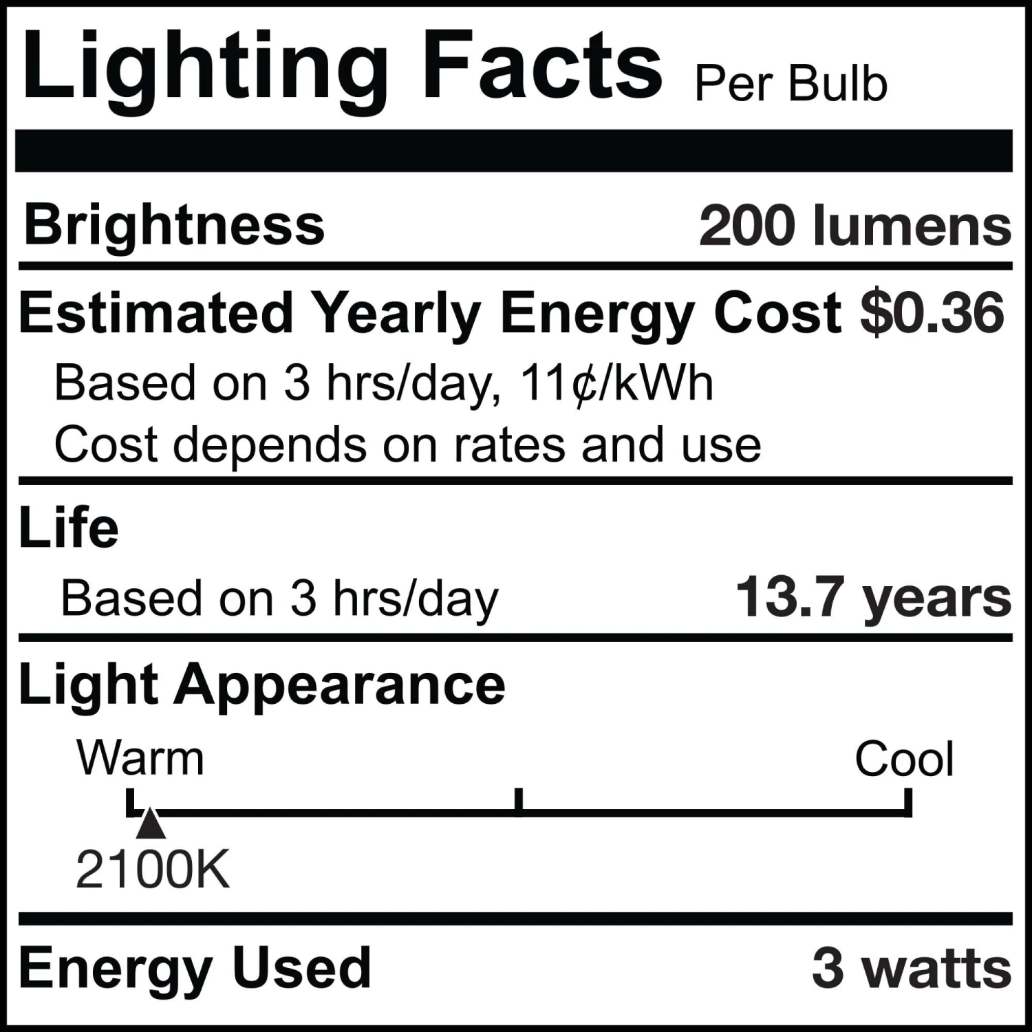 Dimmable 3 Watt 2100K T9 LED Light Bulb 2 Pack By Bulbrite 13 Dimmable 3 Watt 2100K T9 LED Light Bulb 2 Pack By Bulbrite - Image 11