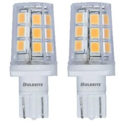 2.5 Watt Wedge 3000K LED Light Bulb 2 Pack By Bulbrite -Light Bulbs Sales Store Bulbrite 861518 MP2