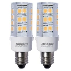 4.5 Watt E12 2700K LED Light Bulb 2 Pack By Bulbrite 13 4.5 Watt E12 2700K LED Light Bulb 2 Pack By Bulbrite -Light Bulbs Sales Store Bulbrite 861530 MP2