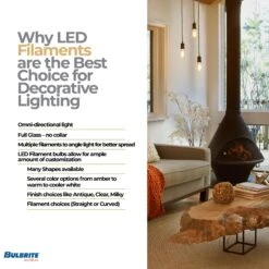 8.5 Watt A19 2700K LED Light Bulb 2 Pack By Bulbrite 26 8.5 Watt A19 2700K LED Light Bulb 2 Pack By Bulbrite -Light Bulbs Sales Store Bulbrite 861592 4