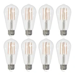Dimmable 7 Watt 3000K ST18 LED Light Bulb 8 Pack By Bulbrite 13 Dimmable 7 Watt 3000K ST18 LED Light Bulb 8 Pack By Bulbrite -Light Bulbs Sales Store Bulbrite 861619