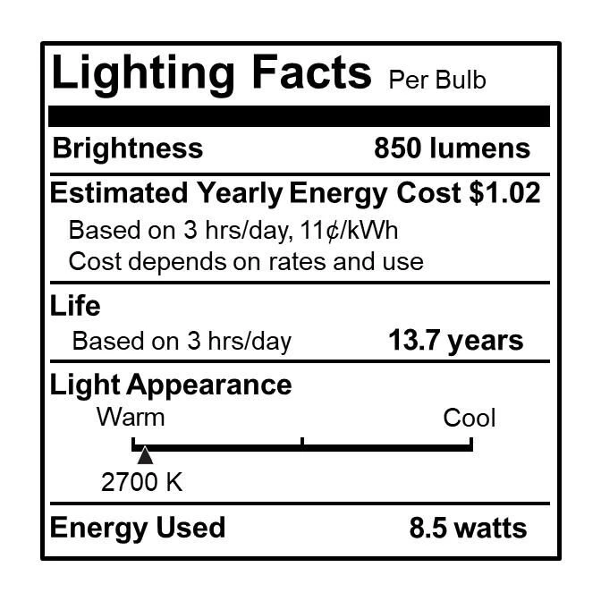 8.5 Watt A19 2700K LED Light Bulb 2 Pack By Bulbrite 21 8.5 Watt A19 2700K LED Light Bulb 2 Pack By Bulbrite - Image 19