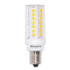 Dimmable 5 Watt 3000K T6 LED Light Bulb 2 Pack By Bulbrite
