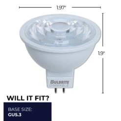 6.5 Watt 3000K MR16 LED Light Bulb 4 Pack By Bulbrite -Light Bulbs Sales Store Bulbrite 862667 7