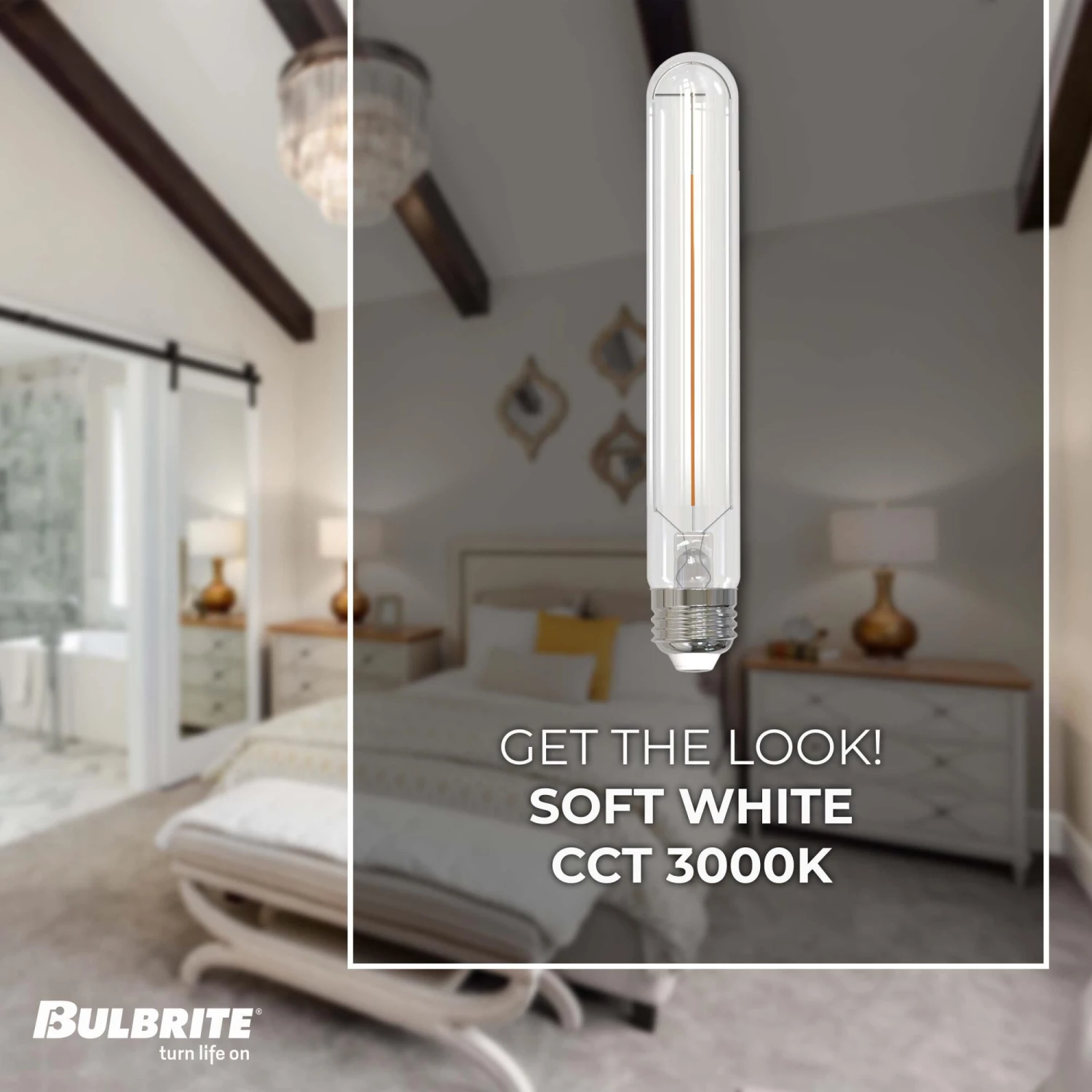 Dimmable 5 Watt 3000K T9 Pack Of 4 LED Light Bulbs By Bulbrite 5 Dimmable 5 Watt 3000K T9 Pack Of 4 LED Light Bulbs By Bulbrite - Image 3