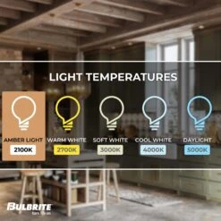Dimmable 4 Watt 2100K C11 LED Light Bulb 4 Pack By Bulbrite 13 Dimmable 4 Watt 2100K C11 LED Light Bulb 4 Pack By Bulbrite -Light Bulbs Sales Store Bulbrite 862786 4 ColorTemp