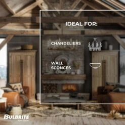 Dimmable 4 Watt 2100K C11 LED Light Bulb 4 Pack By Bulbrite 14 Dimmable 4 Watt 2100K C11 LED Light Bulb 4 Pack By Bulbrite -Light Bulbs Sales Store Bulbrite 862786 5 IdealFor