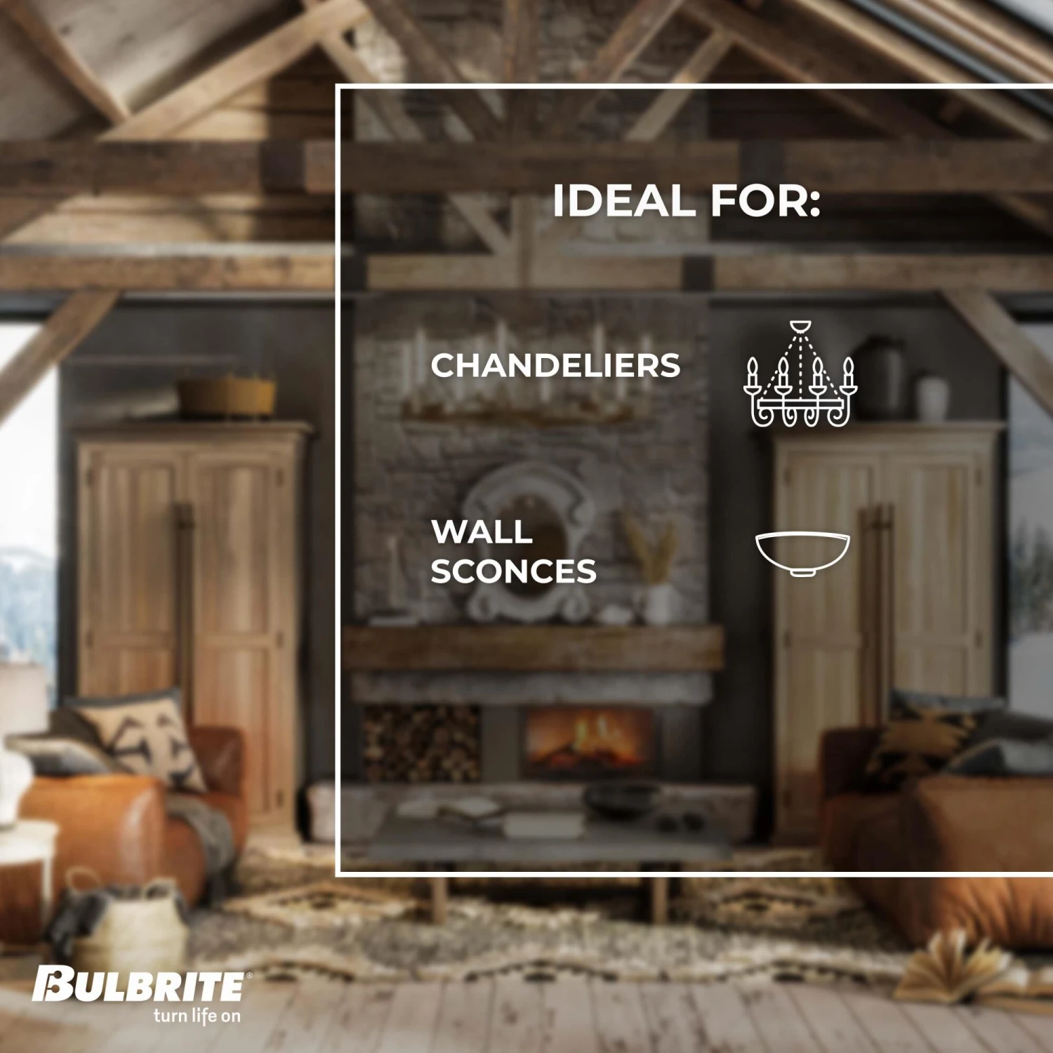 Dimmable 4 Watt 2100K C11 LED Light Bulb 4 Pack By Bulbrite 7 Dimmable 4 Watt 2100K C11 LED Light Bulb 4 Pack By Bulbrite - Image 5