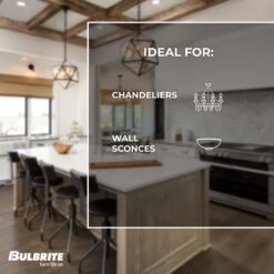 Dimmable 4 Watt 2700K C15 LED Light Bulb 4 Pack By Bulbrite 14 Dimmable 4 Watt 2700K C15 LED Light Bulb 4 Pack By Bulbrite -Light Bulbs Sales Store Bulbrite 862787 5 IdealFor