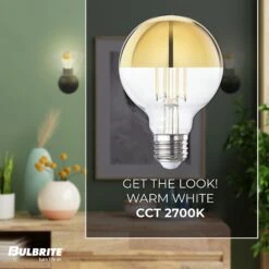 4.5 Watt 2700K G25 LED Light Bulb 4 Pack By Bulbrite -Light Bulbs Sales Store Bulbrite 862841 3