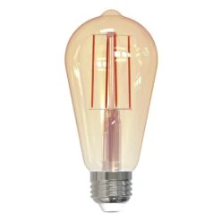 Dimmable 7 Watt 2100K ST18 LED Light Bulb By Bulbrite