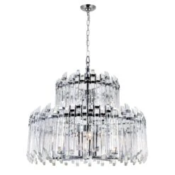 Henrietta 28 Inch 12 Light Chandelier By CWI Lighting