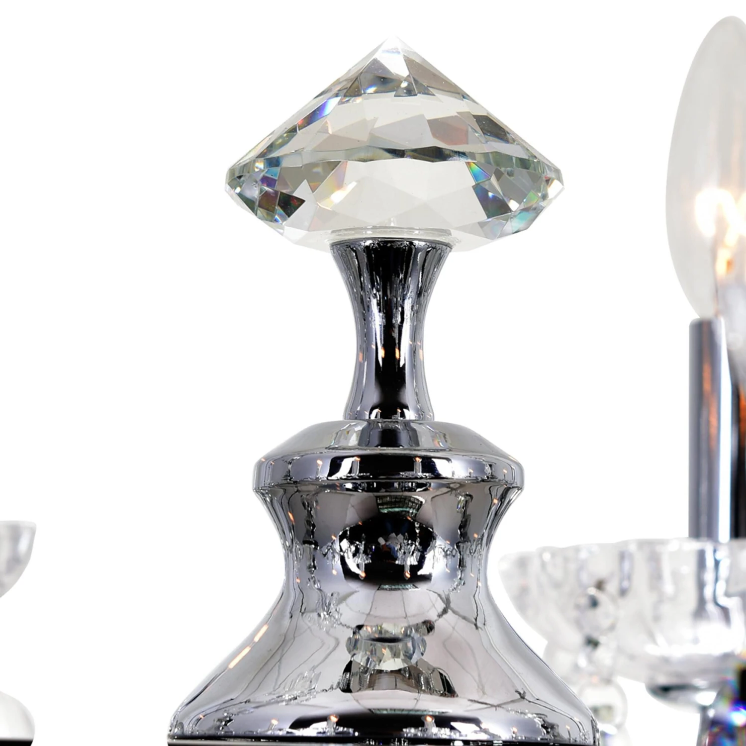 Flawless 46 Inch 12 Light Linear Suspension Light By CWI Lighting 6 Flawless 46 Inch 12 Light Linear Suspension Light By CWI Lighting - Image 4