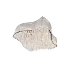 Elsa 26 Inch 12 Light Flush Mount By CWI Lighting -Light Bulbs Sales Store CWI Lighting 5320C26C S 2