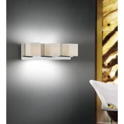 Satin Nickle 20 Inch 3 Light Bath Vanity Light By CWI Lighting