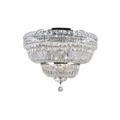 Stefania 24 Inch 9 Light Flush Mount By CWI Lighting