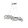 Glamorous 30 Inch 5 Light Linear Suspension Light By CWI Lighting -Light Bulbs Sales Store CWI Lighting 8004P30C AClear