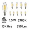Dimmable 4 Watt 2700K LED Light Bulb By CWI Lighting -Light Bulbs Sales Store CWI Lighting E12K2700 10