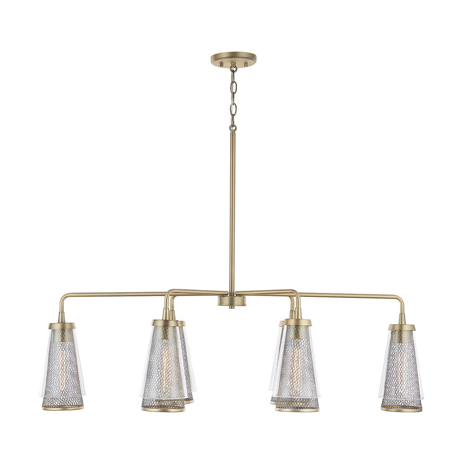 Abbott 42 Inch 6 Light Linear Suspension Light By Capital Lighting Fixture Company 3 Abbott 42 Inch 6 Light Linear Suspension Light By Capital Lighting Fixture Company