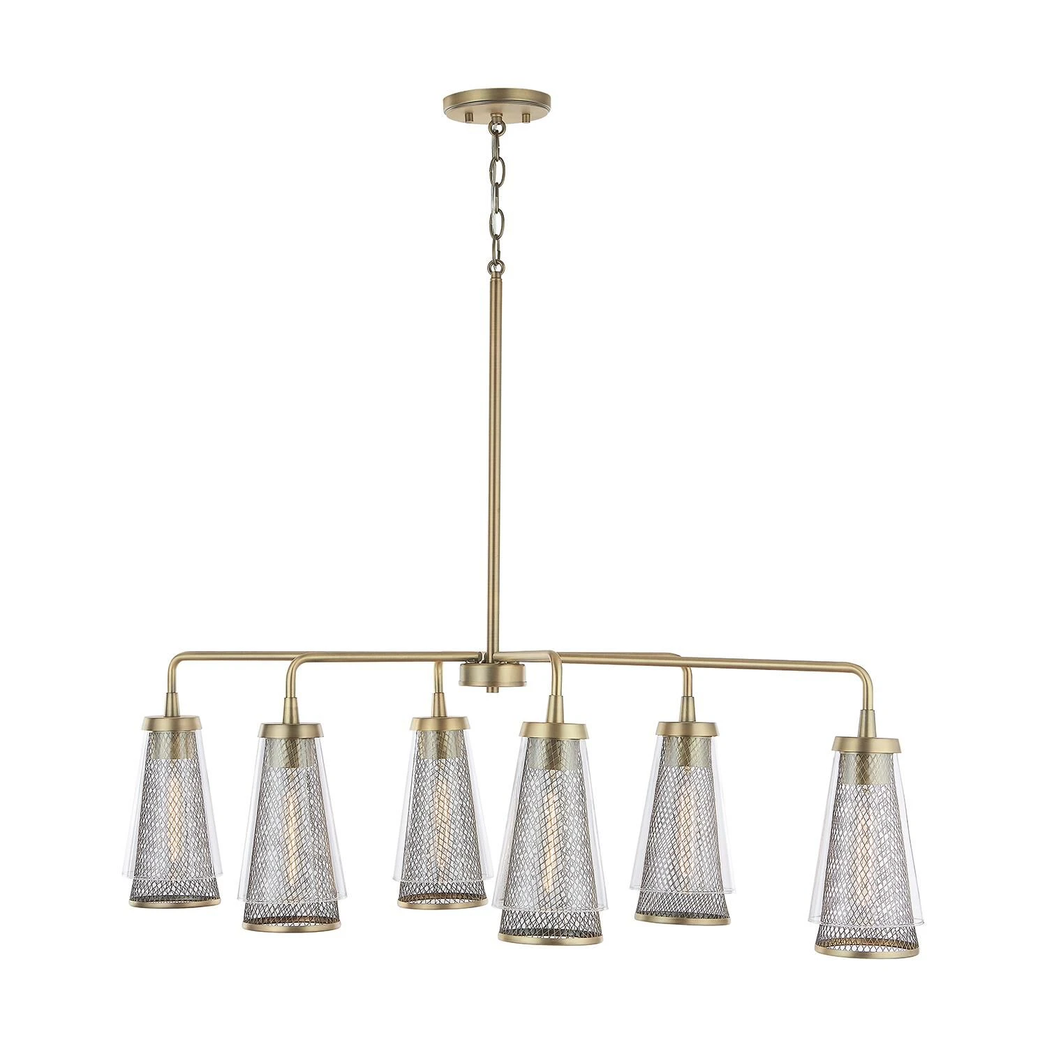 Abbott 42 Inch 6 Light Linear Suspension Light By Capital Lighting Fixture Company 4 Abbott 42 Inch 6 Light Linear Suspension Light By Capital Lighting Fixture Company - Image 2
