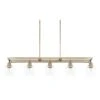 Mid-Century 47 Inch 5 Light Linear Suspension Light By Capital Lighting Fixture Company