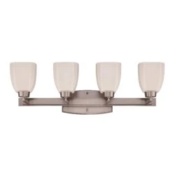 Bridwell 28 Inch 4 Light Bath Vanity Light By Craftmade -Light Bulbs Sales Store Craftmade 14728BNK4 200