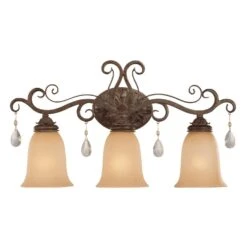 Englewood 25 Inch 3 Light Bath Vanity Light By Craftmade -Light Bulbs Sales Store Craftmade 25603 FR 300