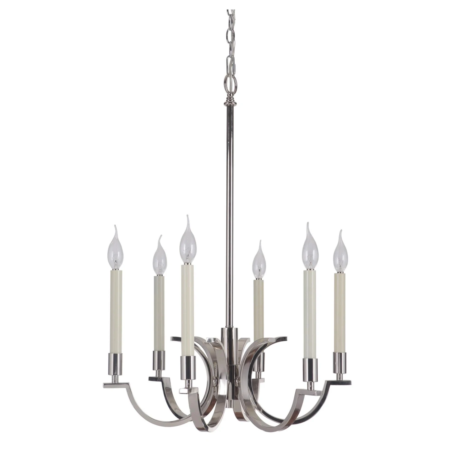 Crescent 21 Inch 6 Light Mini Chandelier By Craftmade 3 Crescent 21 Inch 6 Light Mini Chandelier By Craftmade