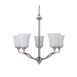 Helena 25 Inch 5 Light Chandelier By Craftmade -Light Bulbs Sales Store Craftmade 41725 PLN