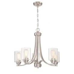 Bolden 24 Inch 5 Light Chandelier By Craftmade -Light Bulbs Sales Store Craftmade 50525 BNK 100