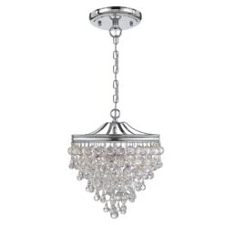 Calypso 13 Inch 3 Light Mini Chandelier By Crystorama -Light Bulbs Sales Store Crystorama 130 CH 1