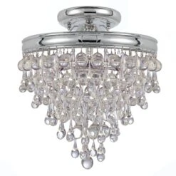 Calypso 13 Inch 3 Light Mini Chandelier By Crystorama -Light Bulbs Sales Store Crystorama 130 CH 6