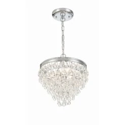 Calypso 13 Inch 3 Light Mini Chandelier By Crystorama -Light Bulbs Sales Store Crystorama 130 CH ALT1