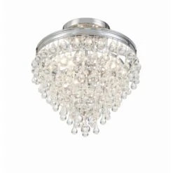 Calypso 13 Inch 3 Light Mini Chandelier By Crystorama -Light Bulbs Sales Store Crystorama 130 CH CEILING ALT1