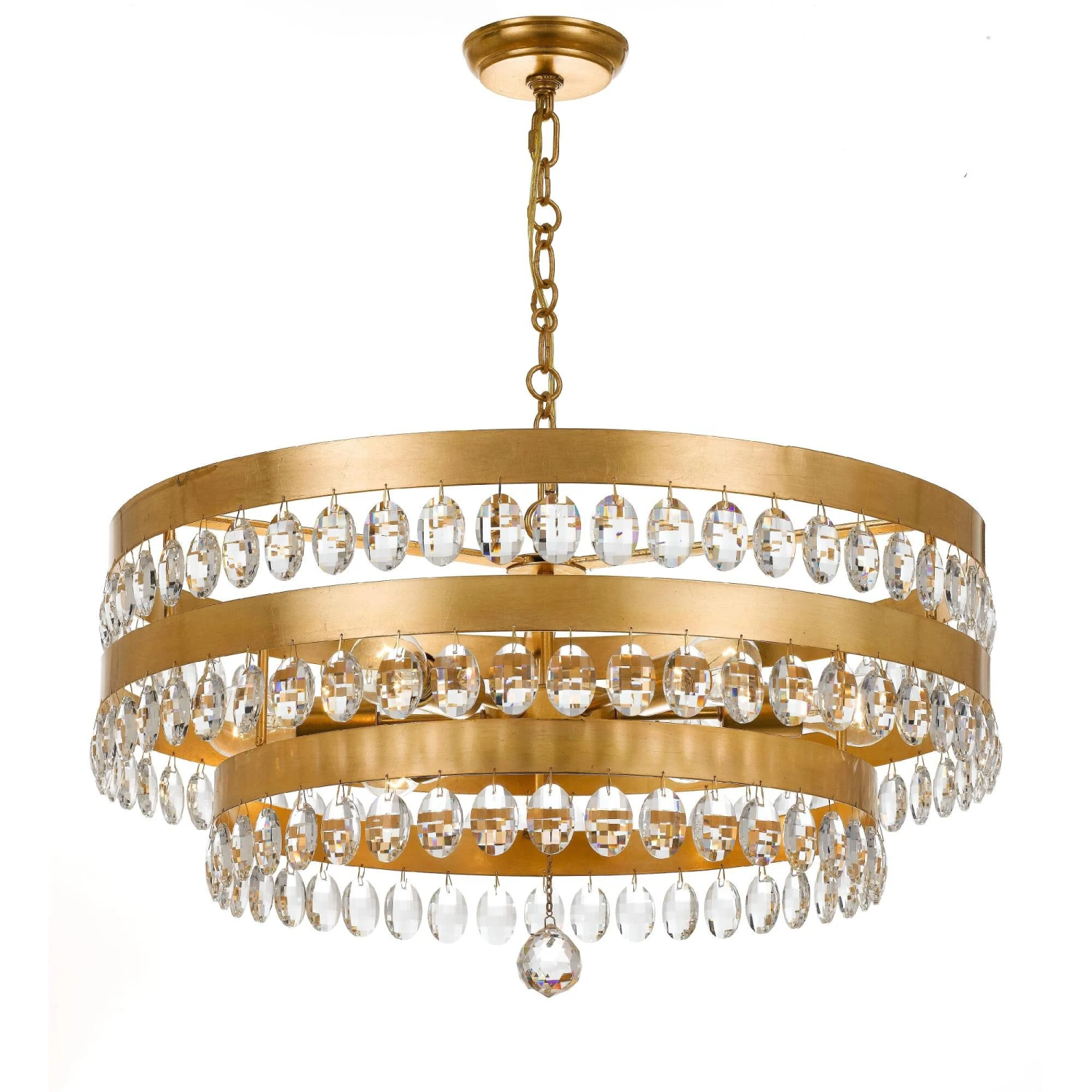 Perla 26 Inch 6 Light Chandelier By Crystorama 3 Perla 26 Inch 6 Light Chandelier By Crystorama