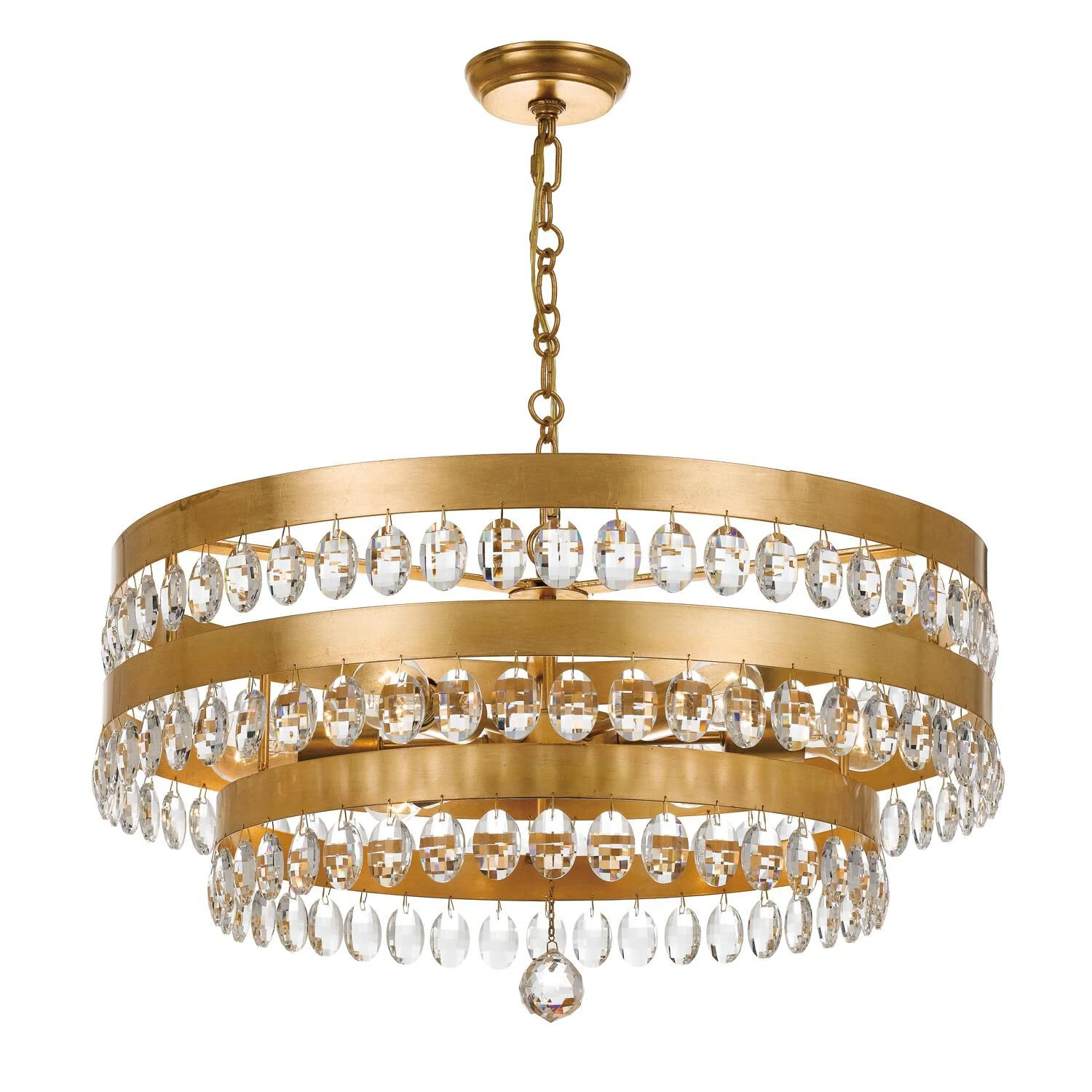 Perla 26 Inch 6 Light Chandelier By Crystorama 11 Perla 26 Inch 6 Light Chandelier By Crystorama - Image 9