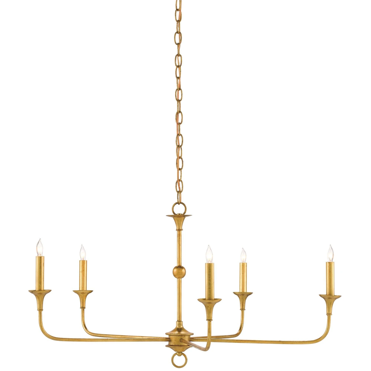 Nottaway 36 Inch 5 Light Chandelier By Currey And Company 7 Nottaway 36 Inch 5 Light Chandelier By Currey And Company - Image 5